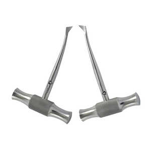 DENTRIC IMPLANTS Winter Cryer Fuente de Alimentación Manual, Juego de Elevadores de Barra Transversal Plateada de 2 Piezas, Certificado CE, Empuñadura Moleteada, Clase I - Product Image 1