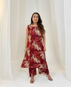 Kurti con Estampado Vaticano de Última Moda, Kurti Estampado a Mano, Prenda Étnica Moderna para Uso Diario y Eventos - Product Image 6