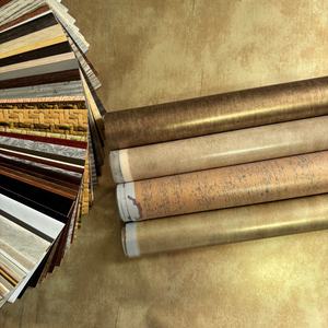 แผ่นฟอยล์ปั๊มลายแบบย้อนยุคเนื้อสัมผัสสีทองแนววินเทจสำหรับกรอบรูป ps/pvc ที่ดูสง่างามเหมาะกับวัยสูงอายุส่งตรงจากโรงงาน - Product Image 3