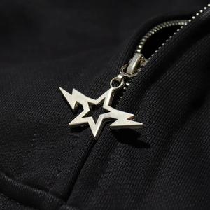 New Design Full Face Zip up <b>Hoodie</b> Over Face <b>Men's</b> Hoodies Custom Logo Hip Hop <b>Men</b> <b>Zipper</b> <b>Hoodie</b> - Product Image 4