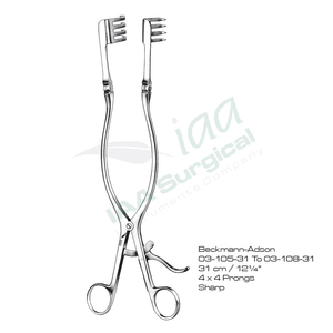 Retractores Beckmann-Adson al por mayor, retractores Beckman-Eaton de acero inoxidable, retractor Beckman Adson - Product Image 6