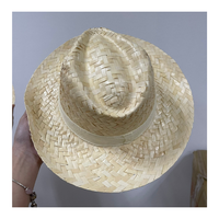 Chapeaux tissés à la main Pandanus Leaf Chapeaux de paille-Nouveau chapeau de feuille de palmier à la mode-Seagrass pour hommes et femmes 2024 - Caryln 0084935825297