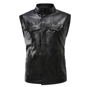 Diseño único Hombres adultos Chaleco de cuero Nueva llegada Hombres Chaleco de cuero Venta al por mayor Hombres Chaleco de cuero - Product Image 1