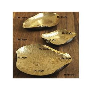 Fabuloso diseño de tazón decorativo de aluminio color dorado con tazón para servir chocolate de alta calidad a bajo precio. - Product Image 3