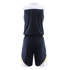 Conjunto de uniformes de baloncesto, camisetas de baloncesto, pantalones cortos de baloncesto para adultos, ropa deportiva personalizada para equipos - Product Image 3
