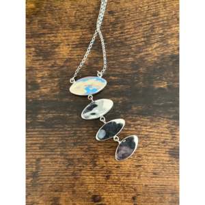 Collier en argent sterling turquoise Mohave - Bijou de collection culturelle du Sud-Ouest - Product Image 4