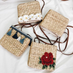 100% bolsos hechos a mano para mujer bolso de bambú hecho a mano para mujer bolso de mimbre Natural Vintage - Product Image 3