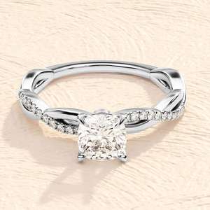 Anillo de banda de eternidad de moissanita de plata de ley S925 de alta calidad, joyería fina clásica Unisex, venta al por mayor para mujer, regalo Popular - Product Image 3