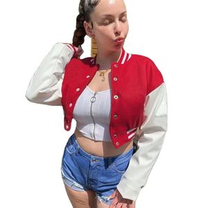 Fabricant de veste universitaire imperméable de qualité supérieure Vestes universitaire pour femme en gros Nouvelles vestes Letterman pour femmes - Product Image 1