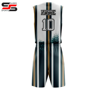 Manufacture Wholesale Factory <b>Stitched</b> Basketball Uniform High Quality Basketball Uniforms - Product Image 2