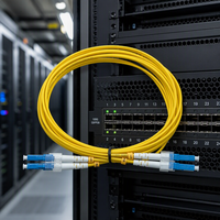 Cordon de brassage optique monomode de qualité télécom SC LC UPC Simplex G657A1 FTTH à faible perte avec gaine LSZH