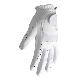 Gants de golf pour gaucher en cuir véritable durable, couleur personnalisée, qualité professionnelle, légers, résistants aux intempéries, ajustables - Product Image 4