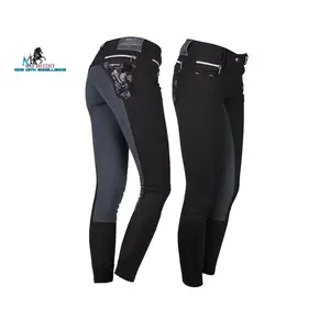 Culotte de protection au genou en silicone confortable avec logo personnalisé Culotte d'équitation en nylon Logo de sport personnalisé Meilleur vendeur exporté - Product Image 1