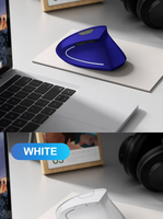 Pasokan grosir stok tersedia pabrik Mouse tangan kanan vertikal generasi ke-5 Mode ganda nirkabel isi ulang