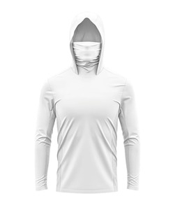 Vente en gros de sweats à capuche de pêche de protection UV pour hommes de performance concevez vos propres sweats à capuche de pêche imperméables et respirants à manches longues - Product Image 6