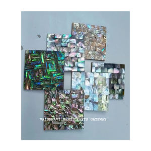 Dessous de verre d'agate indienne fait à la main carré en pierre naturelle avec motif de modèle poli dernier produit d'artisanat en pierre de décor d'hôtel à la maison - Product Image 2