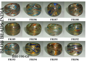 แหวนสวมนิ้วทำจากแก้วลูกปัดแก้วแฟนซีสำหรับงานฝีมือแหวนนิ้วเงินและฟอยล์ - Product Image 6