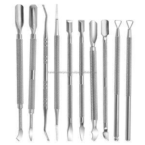 Empujador de Cutículas de Doble Extremo de Acero Inoxidable Reutilizable Estilo Ruso, Removedor de Piel Muerta, Herramienta Metálica para el Cuidado de Uñas, Manicura y Pedicura - Product Image 6