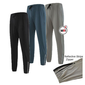 Wholesale <b>Men's</b> Active Wear <b>Joggers</b> Slim Fit Lightweight Cotton Sweatpants Elastic Waist Custom Logo Outdoor Sports Canvas Pants - Product Image 4