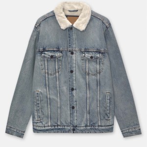 New Style Men Large Size <b>Denim</b> <b>Jacket</b> Casual Breathable Fashion Solid <b>Custom</b> Stand Collar Front Logo Windproof Hooded Vintage - Product Image 1