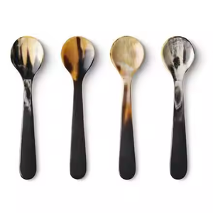 Ensemble de cuillères à corne d'alimentation pour soupe de Offre Spéciale d'Inde Real 100% Horn Customized High Utile by Crescent Crafts - Product Image 1