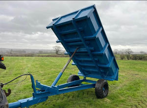 Remorque à benne basculante Remorques agricoles Tracteur remorque à benne basculante hydraulique à double essieu et à 4 roues - Product Image 6