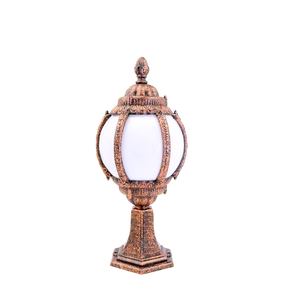 Phong Cách Cổ Điển Top-Gắn Ngoài Trời Ánh Sáng Sân Vườn Với E27 Ổ Cắm UV Kháng Polyamide Cơ Thể Và Acrylic Ống Kính Bronze Kết Thúc - Product Image 1