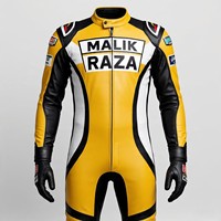 Traje de carreras de motos de cuero perforado, traje de carrera de una pieza con armadura CE, integración de Airbag y diseño listo para pista transpirable