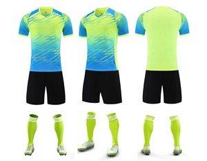 ชุดฟุตบอลสำหรับผู้ชายชุดเครื่องแบบฟุตบอลแห้งเร็วชุดฟุตบอลระบายอากาศได้ดี - Product Image 6