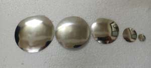 Conchos en laiton plaqué argent sur mesure de taille0,5 pouce à 3 pouces, idéaux pour les concepteurs de ceintures et pour la revente - Product Image 2