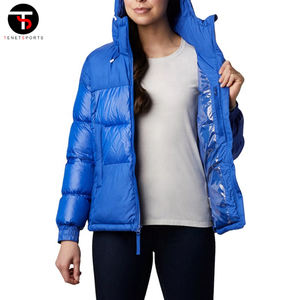 Doudoune d'hiver respirante pour femmes de haute qualité avec doublure en nylon et coton gonflé en polaire imprimée Logo personnalisé à vendre - Product Image 3