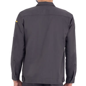 Uniforme de protección para trabajadores de fabricación Conjunto de algodón de manga larga unisex - Product Image 4