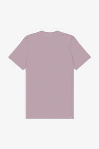Camiseta Unisex de Algodón Lavanda, Cuello Redondo, Manga Corta, Acabado Suave, Color Sólido, Estilo Casual Urbano, Venta al Por Mayor - Product Image 6
