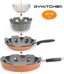 Juego de protectores de utensilios de cocina de almohadilla de fieltro multiusos para utensilios de cocina de vidrio, cuencos de cerámica, platos, ollas y sartenes, divisores - Product Image 3