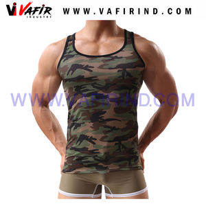 Logo personnalisé tricoté décontracté Gym Fitness hommes musculation débardeur 100% coton séchage rapide respirant OEM impression personnalisée - Product Image 5