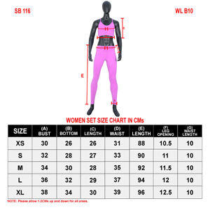 Blaze Fight Wear Ensemble pour femmes à la mode Vêtements de sport de haute qualité pour les entraînements de yoga Pilates Leggings de yoga à taille élastique légère - Product Image 6