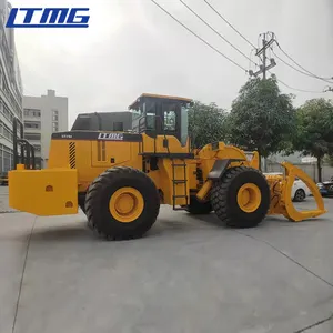 Liftsun rừng khai thác gỗ trang trại Máy cưa gỗ loader 12 tấn 15 tấn gỗ loader cẩu nặng bánh xe log loader với động cơ diesel