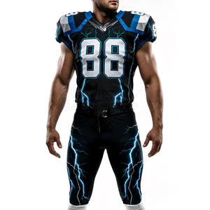 Uniforme de Fútbol Americano para Todas las Temporadas, Sublimado, Material de Primera Calidad para Entrenamiento y Partidos - Product Image 5