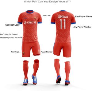 Maillot de football unisexe personnalisé imprimé 100 % polyester dégradé séchage rapide – Ensembles hauts et maillots de football – Meilleur prix de gros - Product Image 6