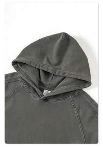 Custom Logo High Quality Pullover Acid Wash <b>Hoodie</b> 100 Cotton Blank Oversized <b>Men</b> Plain <b>Hoodie</b> Acid Wash <b>men's</b> hoodies - Product Image 6