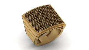 แหวนฮิปฮอปทรงสี่เหลี่ยมขนาดใหญ่ประดับเพชรโมอิสซาไนต์เงินแท้ 925 ดีไซน์ทันสมัยแบบดั้งเดิมสำหรับผู้ชาย - Product Image 3