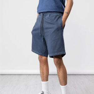 Shorts de survêtement décontractés unisexe 100% coton de haute qualité séchage rapide respirant lavage personnalisé motif solide décoration de poche taille moyenne - Product Image 2