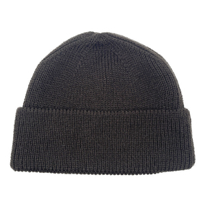 Bonnet avec logo brodé en gros Bonnet solide tricoté avec logo personnalisé Jacquard pour hommes Bonnets d'hiver Chapeau tricoté avec bonnet personnalisé avec bonnet - Product Image 6