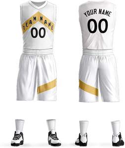 Conjuntos de Uniformes de Baloncesto sin Mangas Rojos PUFFIN SPORTS, 100% Poliéster, Antibacterianos, de Secado Rápido, Transpirables, Tallas Grandes, Personalizables para Equipos - Product Image 2