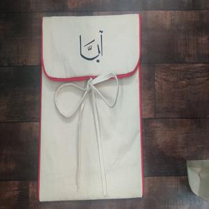 Bolsas de sobres de algodón orgánico para regalos de ropa o archivos Embalaje de tela reciclable con cierre de solapa personalizado - Product Image 1