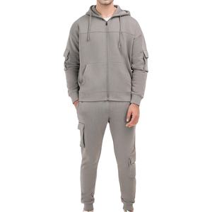 Conjunto Deportivo Unisex de Alta Calidad, 2 Piezas, Chándal de Forro Polar para Invierno, Trajes Deportivos para Hombre, Chándal para Hombre 2026 - Product Image 1