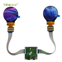 Module LCD TFT double écran circulaire Wisecoco personnalisé de 2,1 pouces IPS 480x480 pour les yeux de robot VR