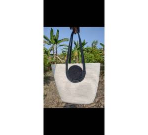 Bolsa de yute de lino con logotipo personalizado impreso, Asa de viaje reutilizable ecológica, regalo, compras, cuerda con cremallera, nueva colección - Product Image 1