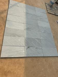 Revêtement mural en pierre de grès grise Kandla moderne pour l'architecture de villa Revêtement en pierre naturelle pour les murs extérieurs de la maison - Product Image 5