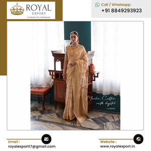 ผ้าไหมเนื้อนุ่มลายดอกไม้สวยงาม - Product Image 4